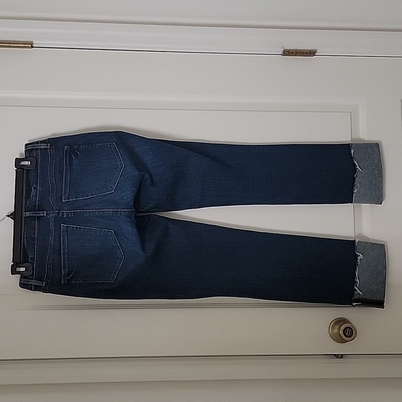 Loft Size 26/2 Curvy Straigh Blue Jeans, Wide Cuff - Picture 12 of 13